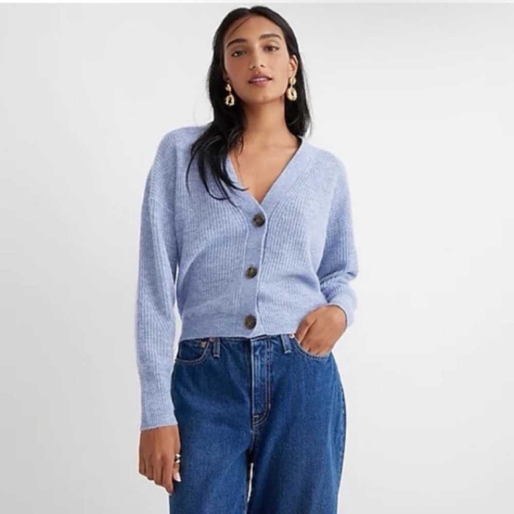J.Crew Ribbed V-Neck Cardigan Sweater - Picture 6 of 6
